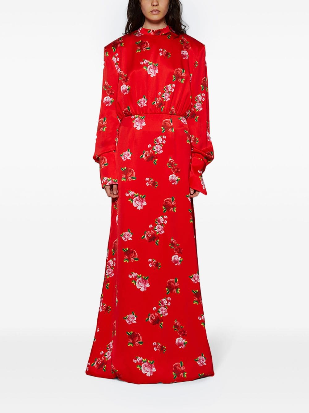 Magda Butrym printed silk gown - Rood