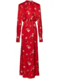 Magda Butrym printed silk gown - Red