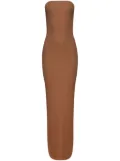 ETERNE tube maxi dress - Brown