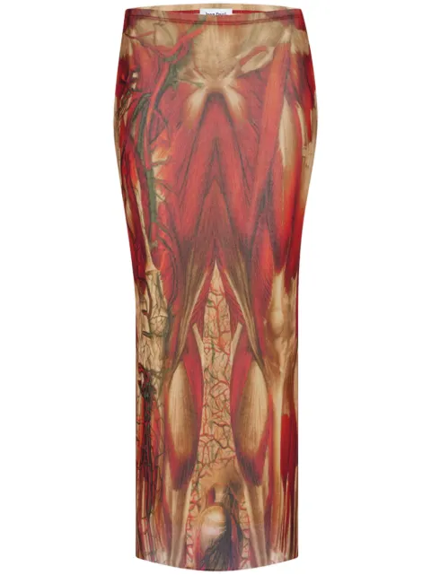 Jean Paul Gaultier Écorche skirt 