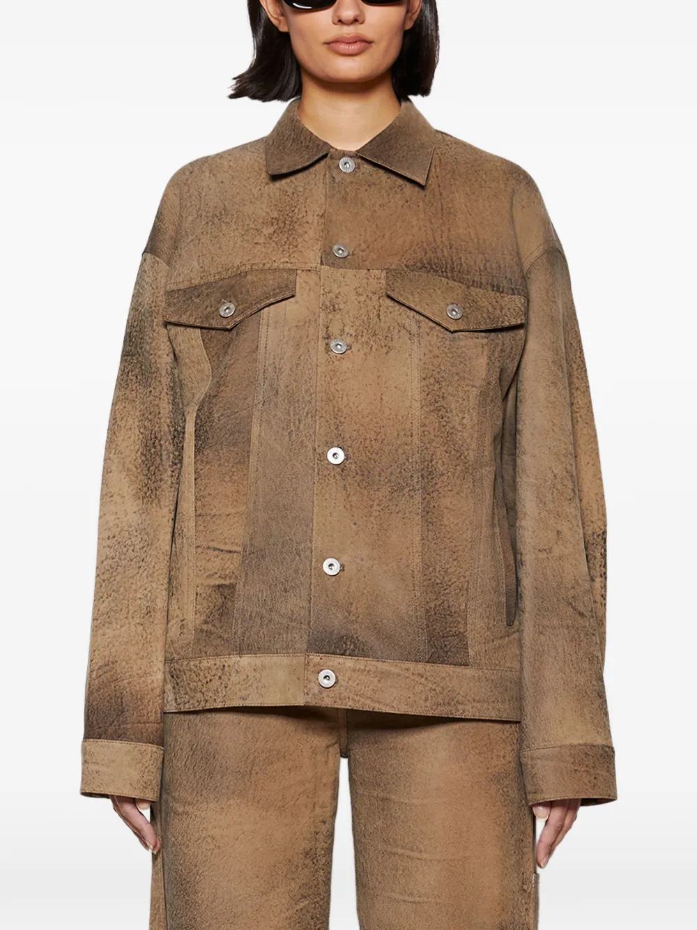  Interior The Julian Leather Jacket - Brown 