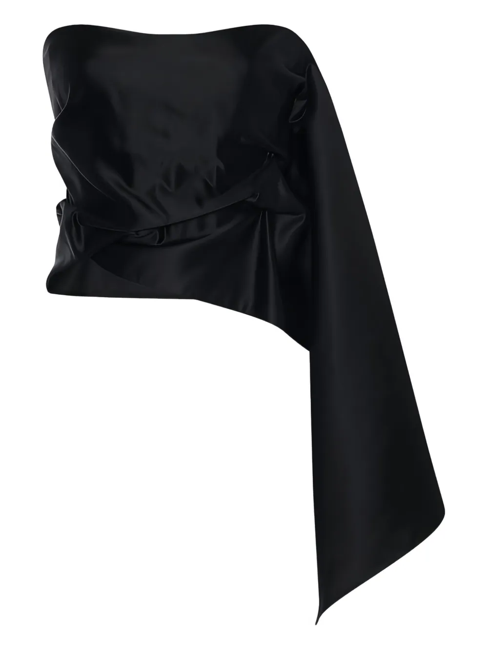 The Row draped asymmetrical top | Black | Image 1
