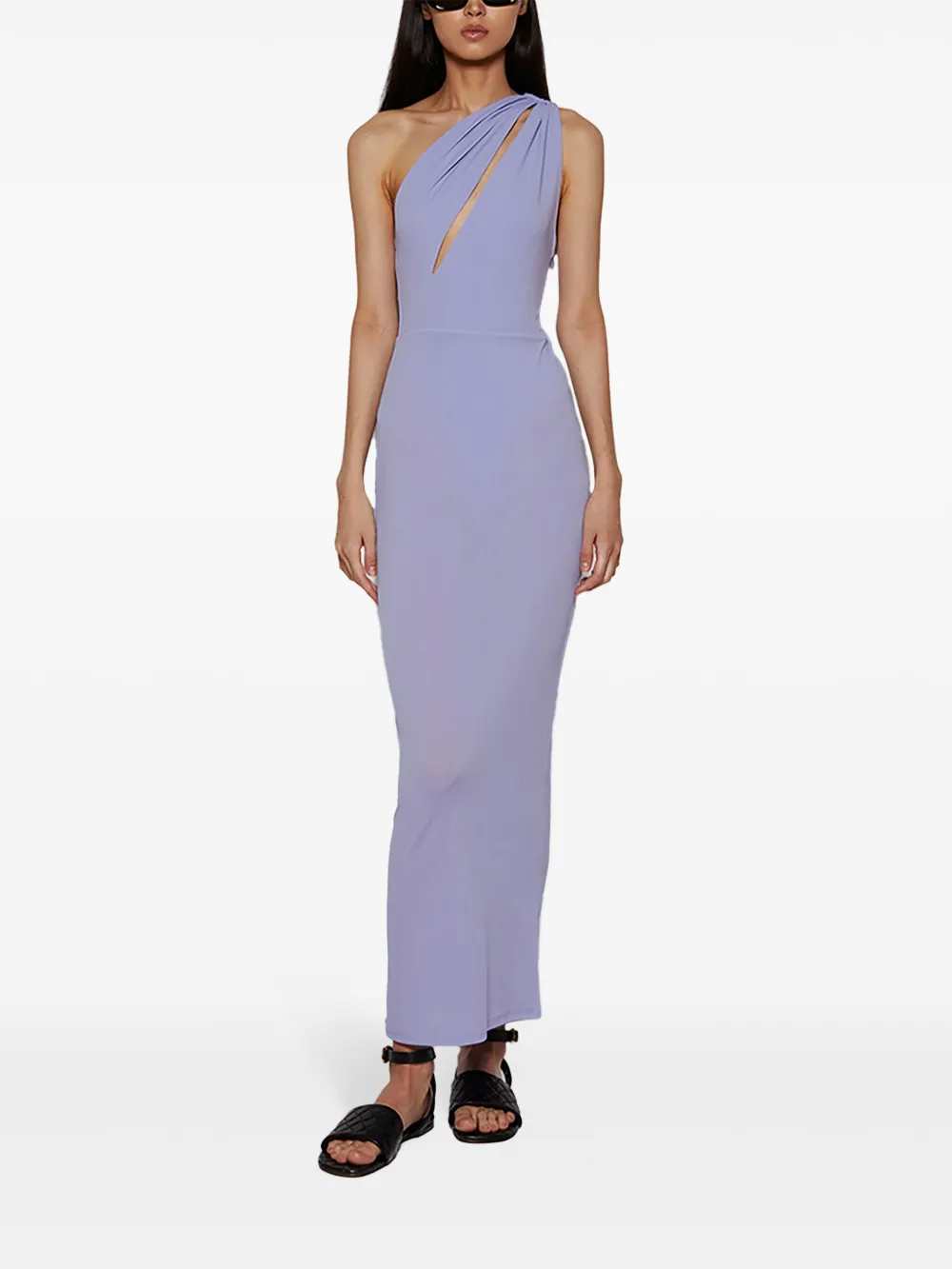 Alex Perry Asymmetrische jurk - Paars