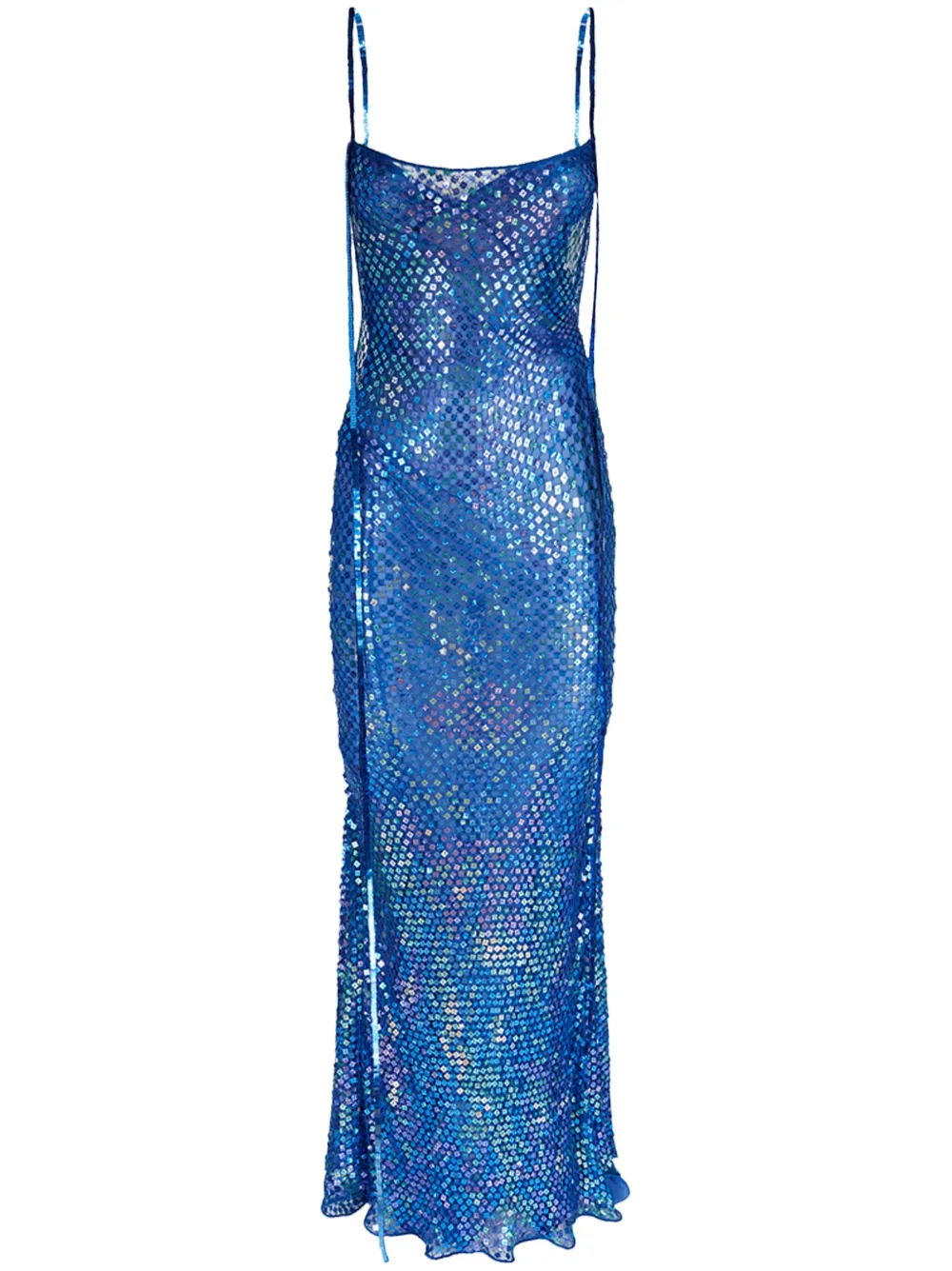 Attico Sequinned Midi Dress
