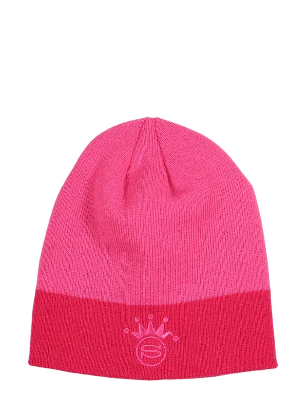 Stussy logo embroidered Beanie Pink FARFETCH UK