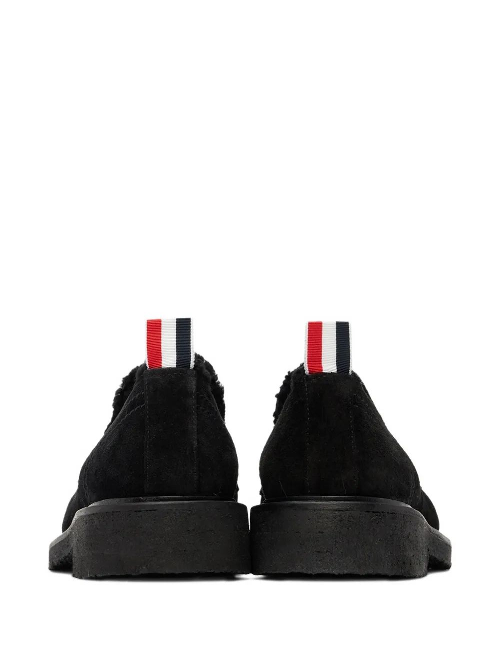 Thom Browne suede penny loafers Zwart