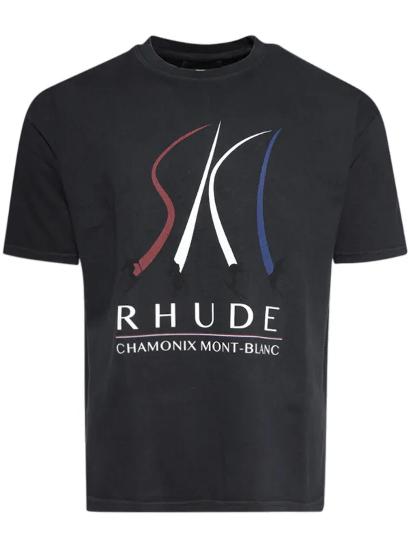 【関税込み】Rhude ブラック Saint-Rhude Tシャツ SAINT-RHUDE TEE – R H U D E