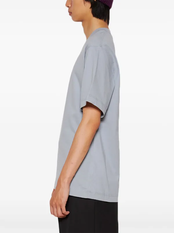 Burberry Logo Appliqué Cotton t-shirt | Grey | FARFETCH Burberry Logo Appliqué Cotton t-shirt | Grey | FARFETCH