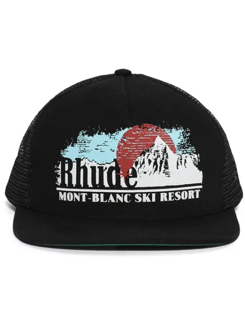 RHUDE Graphic-stamp cap 