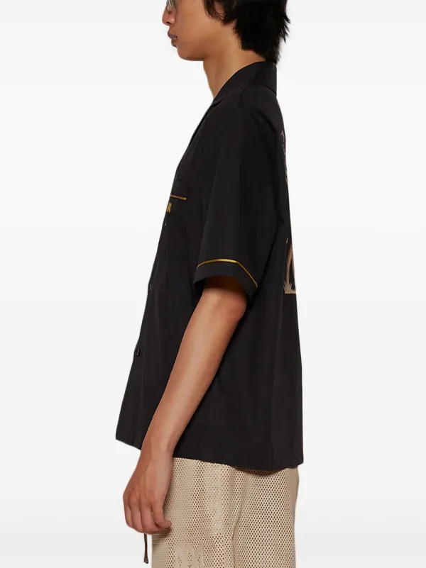 AMIRI Resort Club Embroidered Shirt | Black | FARFETCH ZA