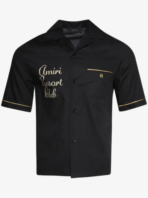 AMIRI Resort Club embroidered shirt
