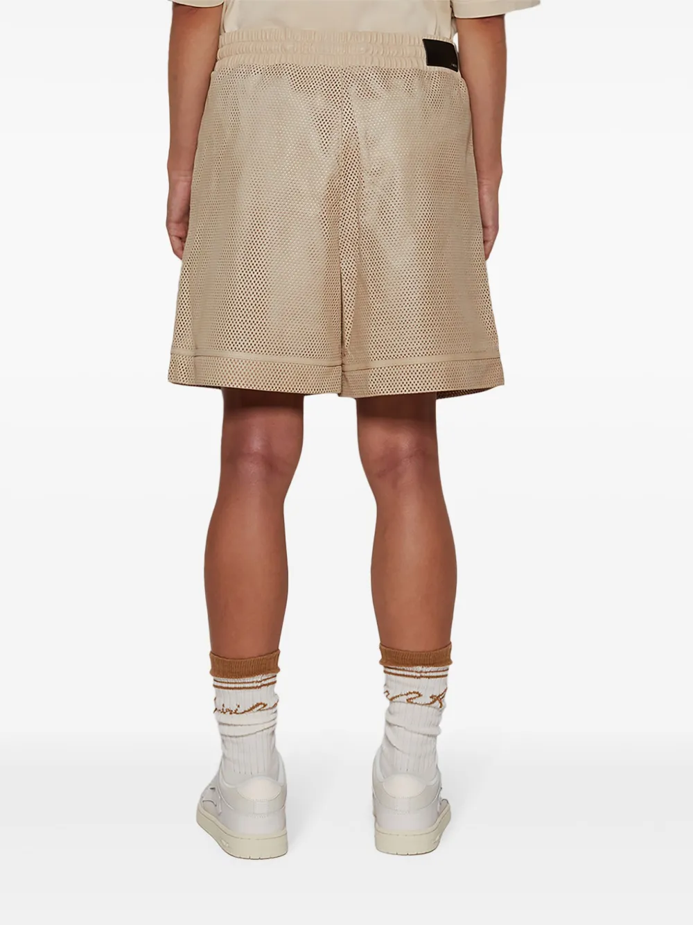 AMIRI MA geperforeerde shorts Beige