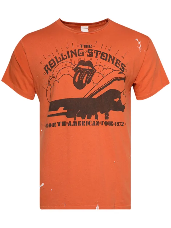 MADEWORN The Rolling Stones outlet North American Tour 1972 T Shirt - Size Small