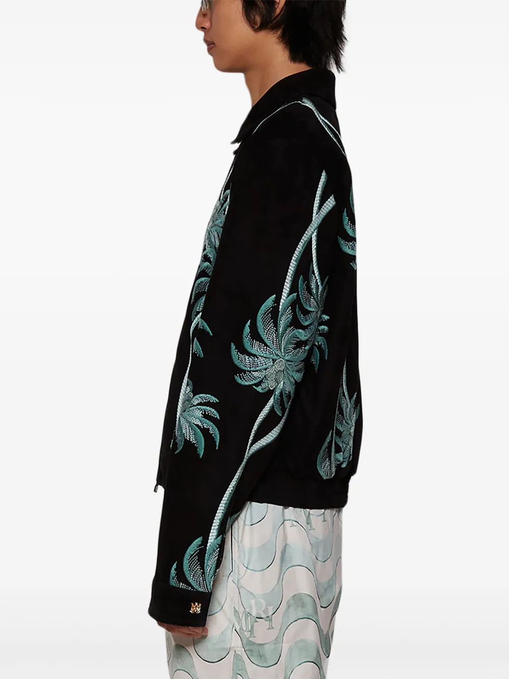 AMIRI Palm shirtjack Zwart