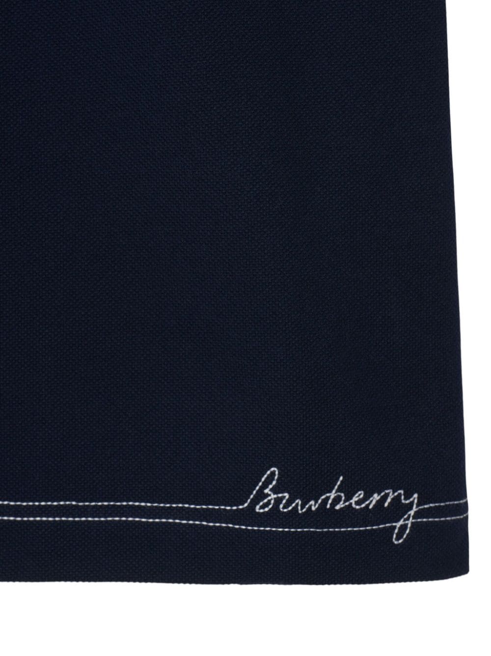 Burberry Katoenen poloshirt - Blauw