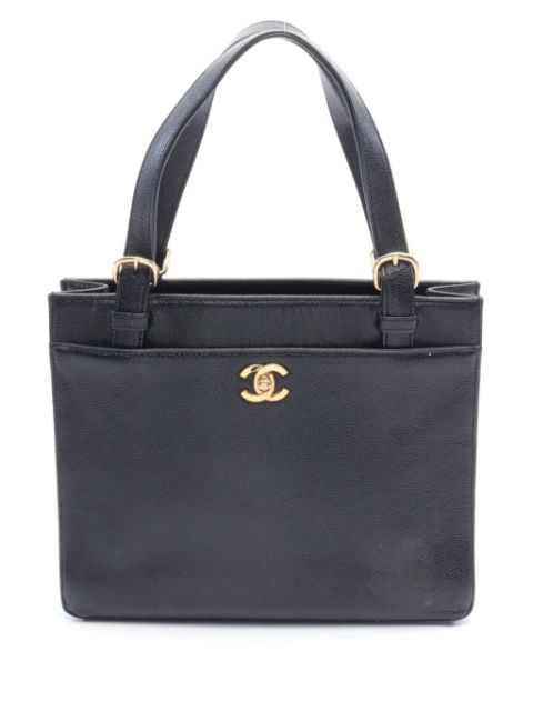 Affordable HOT SALE CHANEL 1997-1999 CC turn-lock handbag Women