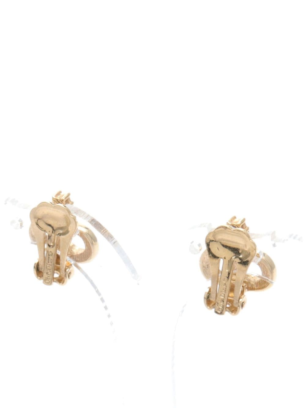 Christian Dior Pre-Owned 2000s CD earrings - Goud