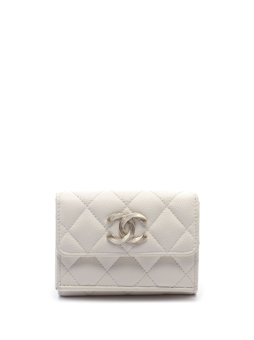 CHANEL 2021 Coco Mark trifold wallet Women