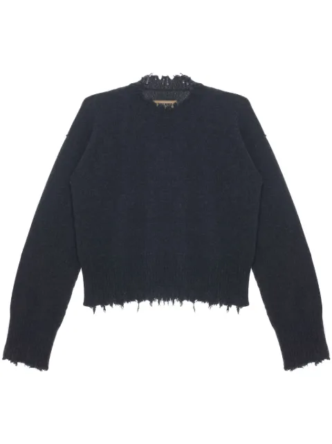 Uma Wang distressed cashmere jumper