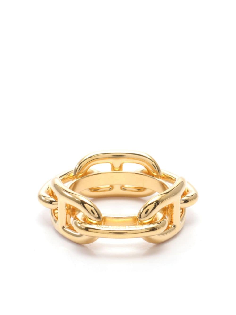 Hermès Pre-Owned 2010s Chaine d'Ancre scarf ring - Goud