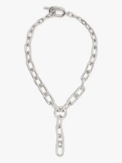Undercover T-Bar chain brass necklace