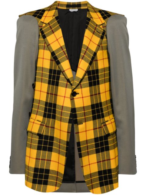 Comme des Garçons Homme Plus check-pattern wool blazer