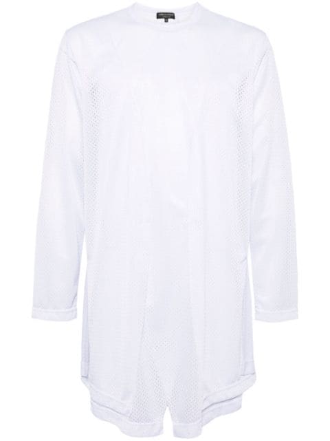 Comme des Garçons Homme Plus crew-neck mesh T-shirt