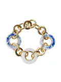 Shanghai Tang x Jacky Tsai Porcelain bracelet - Gold