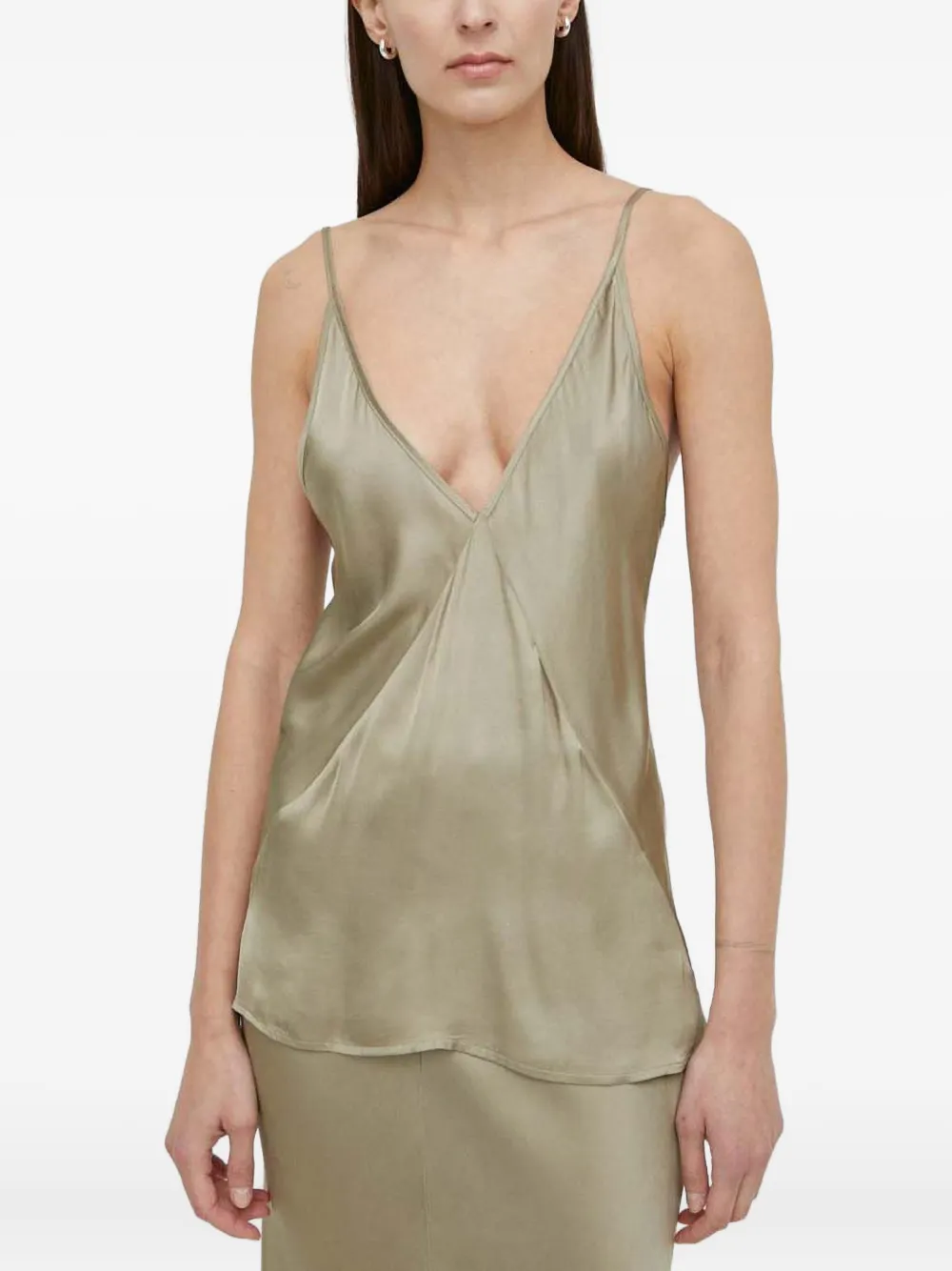 Herskind V-neck Top In Green