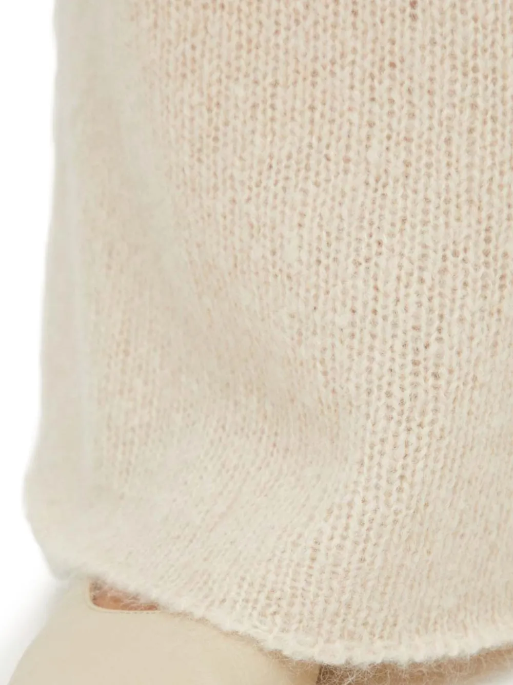Herskind Ribbed-knit Maxi Skirt In Neutral