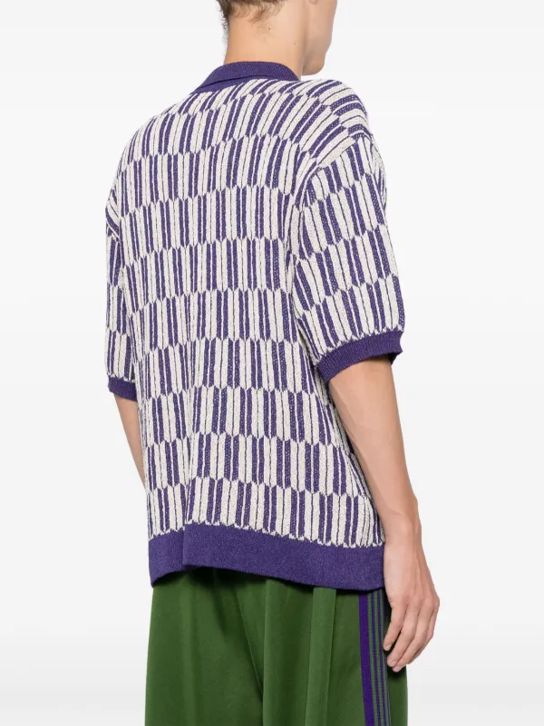 トップス Needles Polo Sweater - Arrow Needles Polo Sweater Arrow in Purple | Blues Store