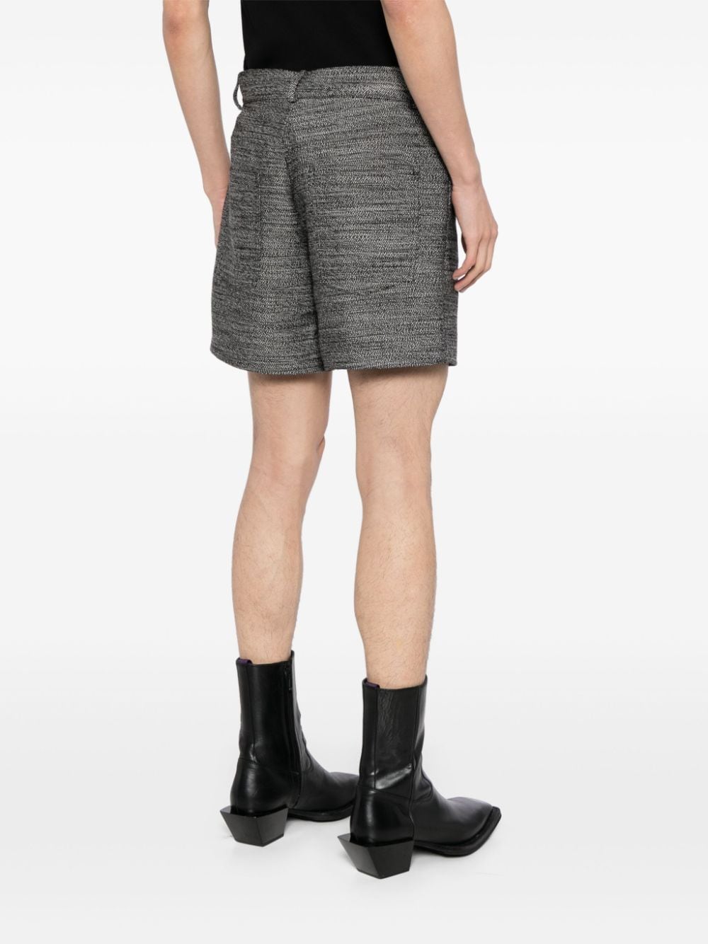 Shop Ernest W Baker Five-pocket Tailored Shorts In Schwarz