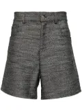 Ernest W. Baker five-pocket tailored shorts - Black