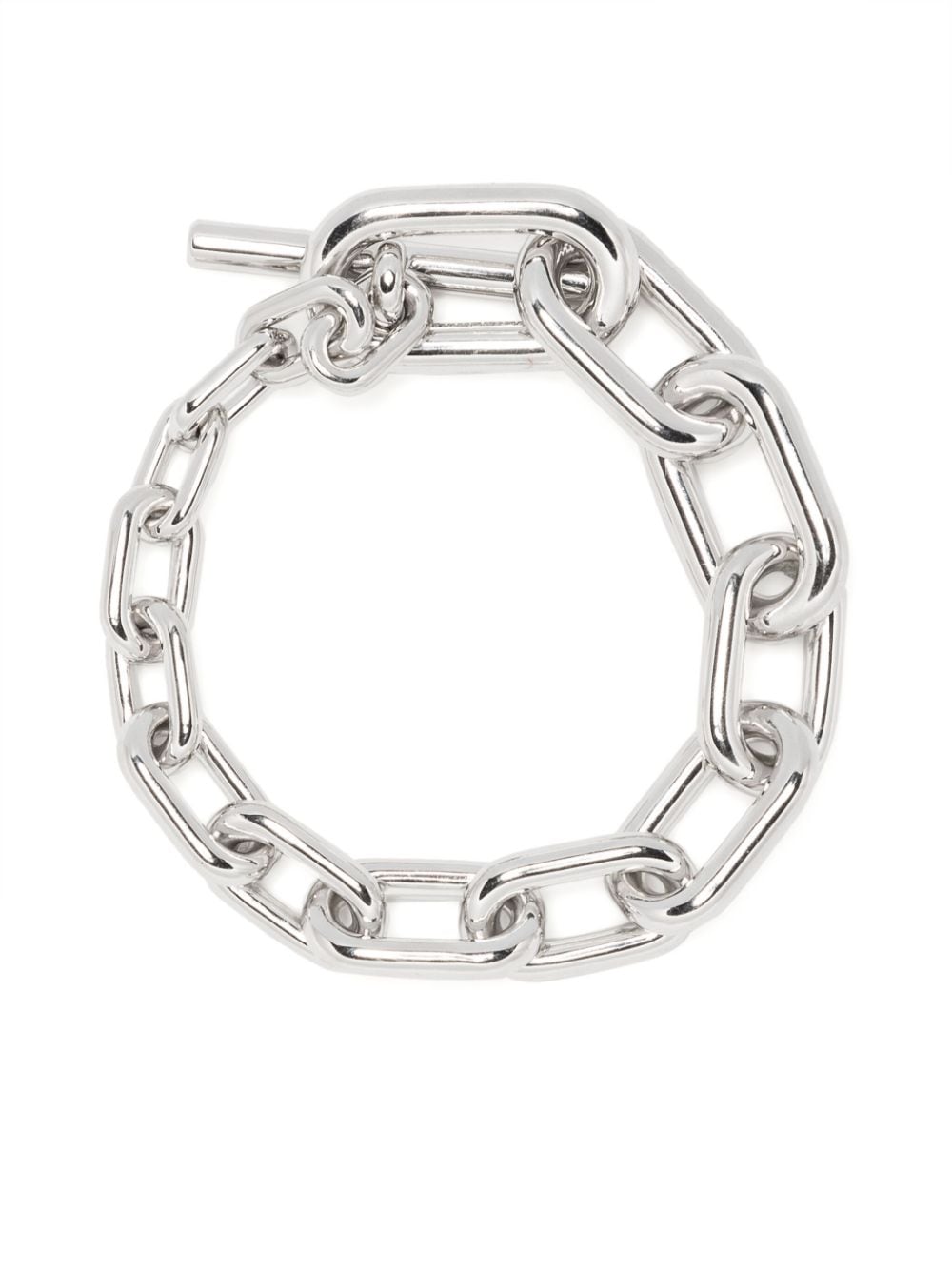 T-bar chain brass bracelet