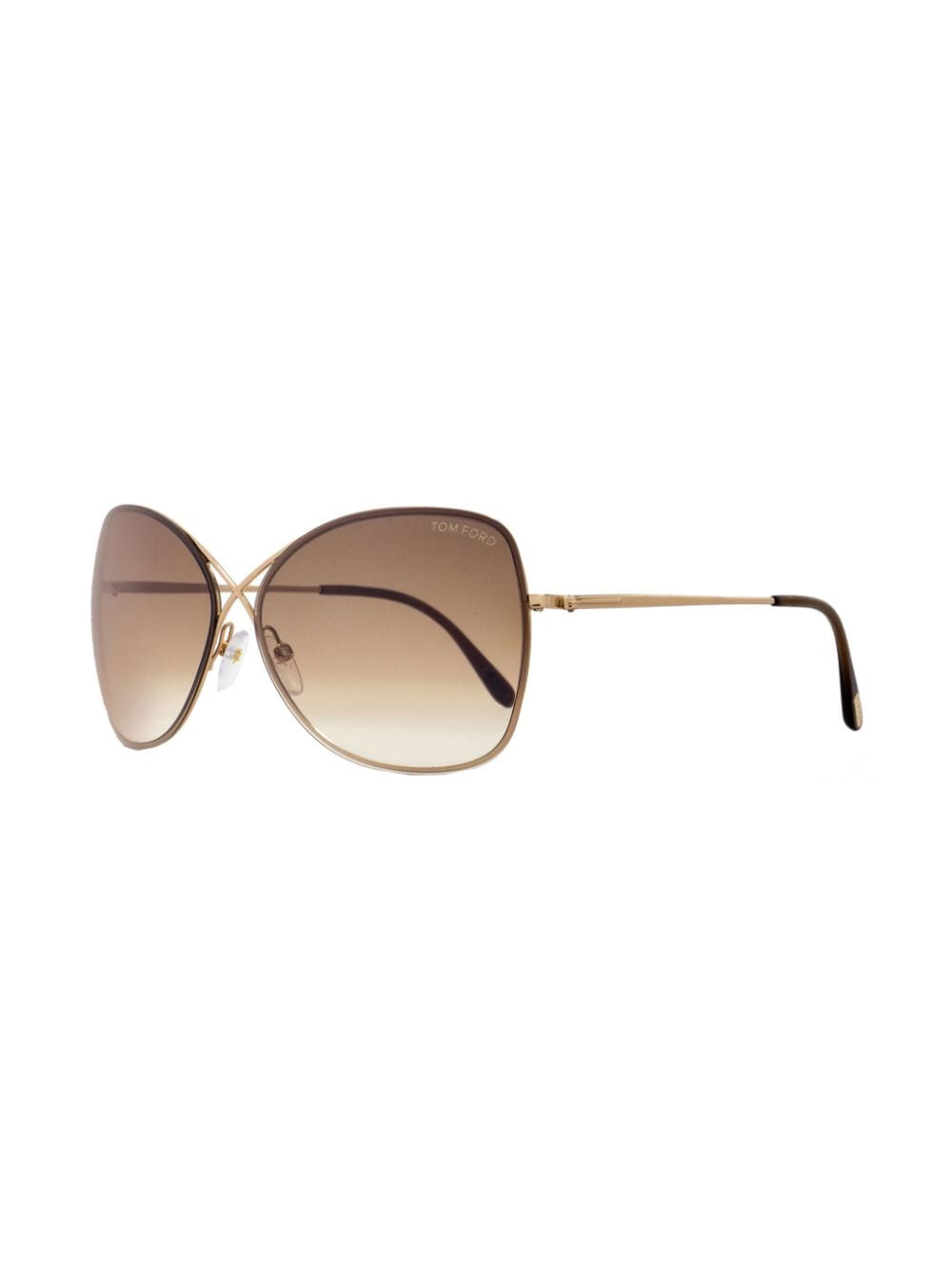 Shop Tom Ford Colette Sunglasses In 28f Gold