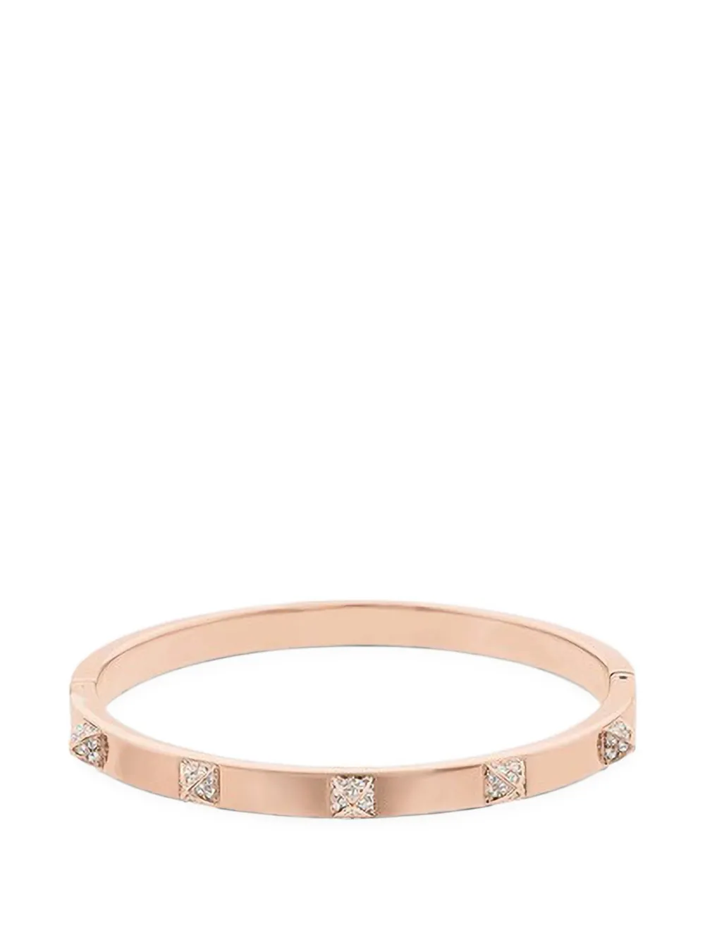 Swarovski Dextera crystal-embellished hinged bracelet - Rosa