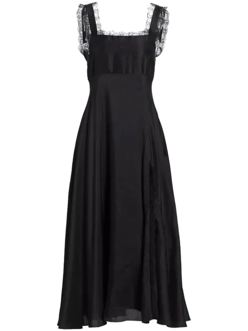 AZEEZA robe Aubrey mi-longue - Noir - AZEEZA - Modalova