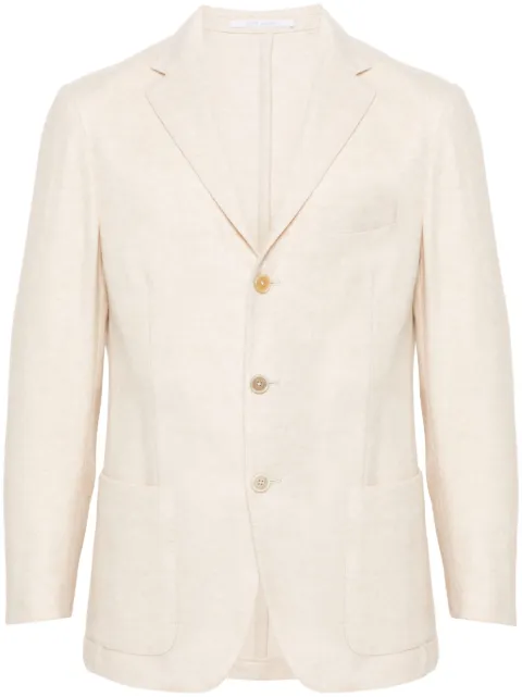 Eleventy blazer con motivo de espiga