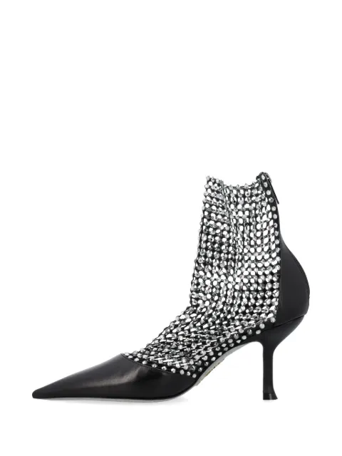 René Caovilla crystal-embellished sock boots C12189080CAP19999 - 3