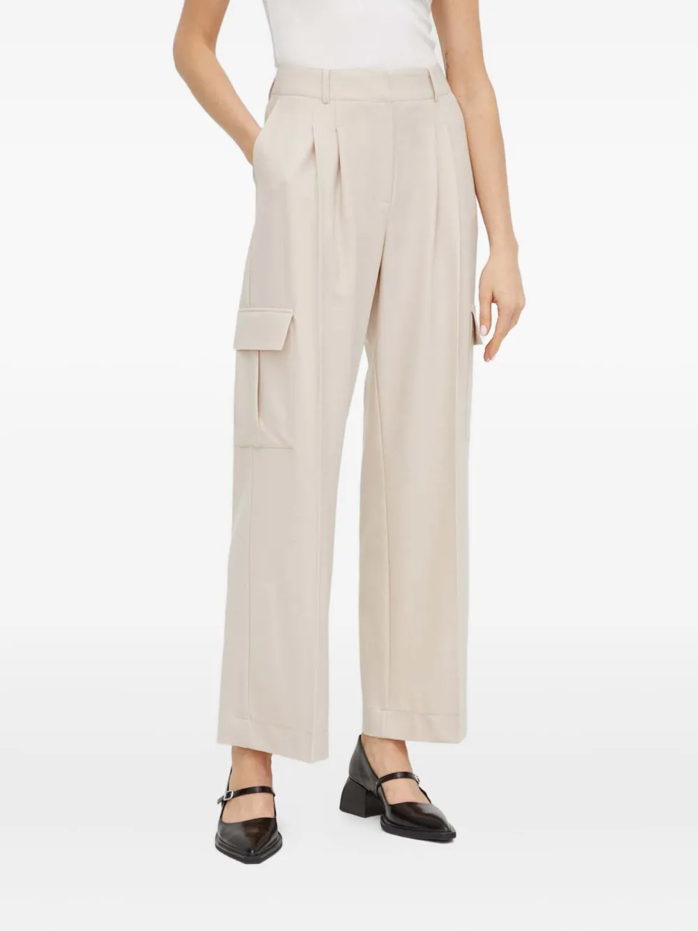 Herskind Cargo-pocket Trousers In Neutral