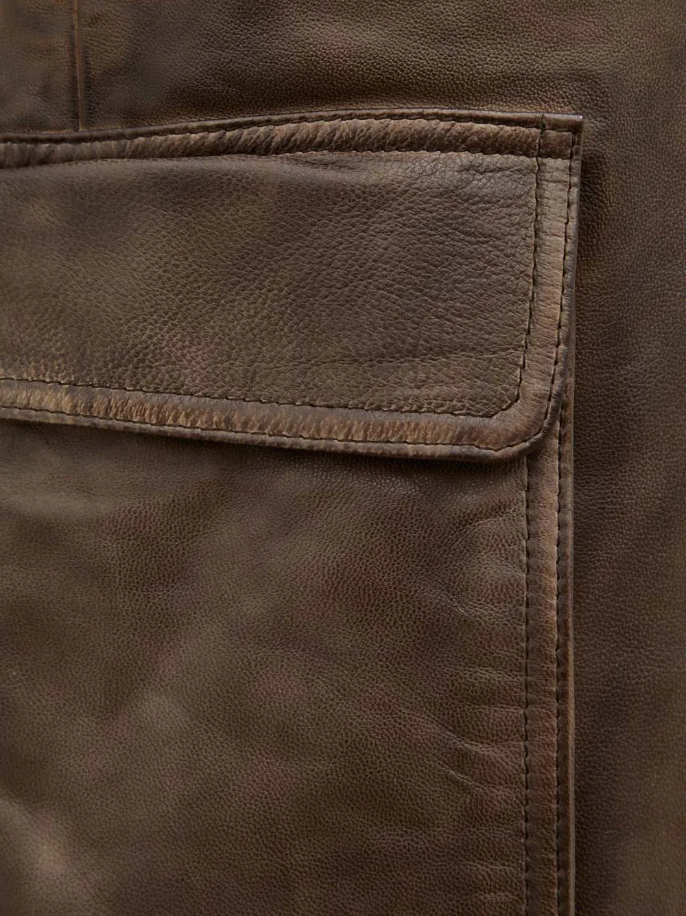 Herskind Cargo Pocket Trousers In Brown