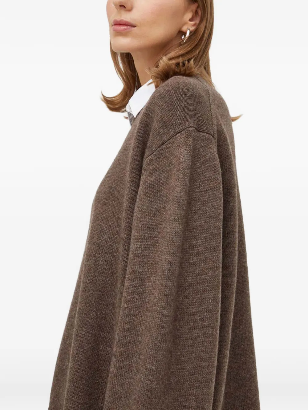 HERSKIND Sweater met ronde hals Bruin