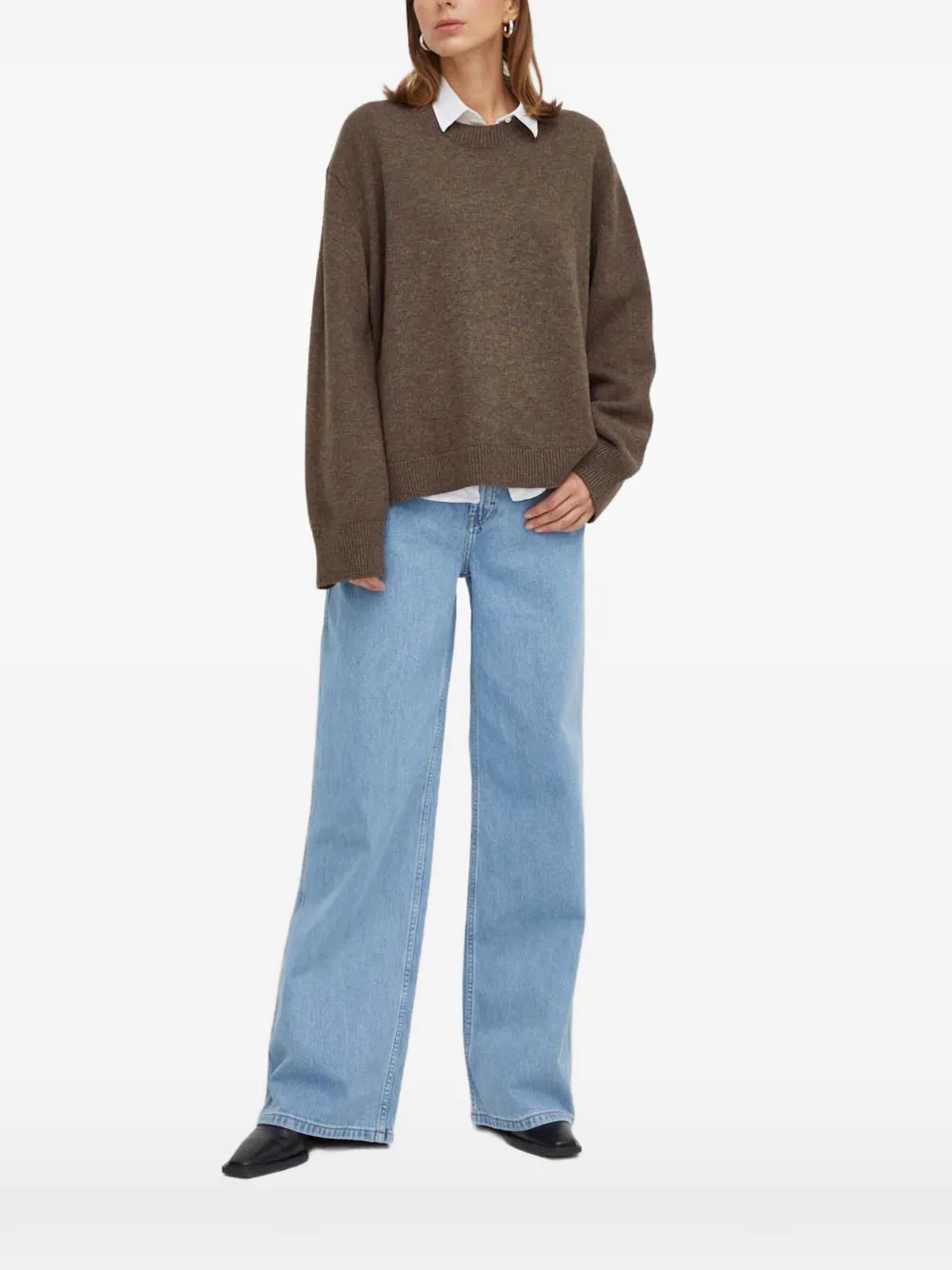  Herskind Round-neck Sweater - Brown 