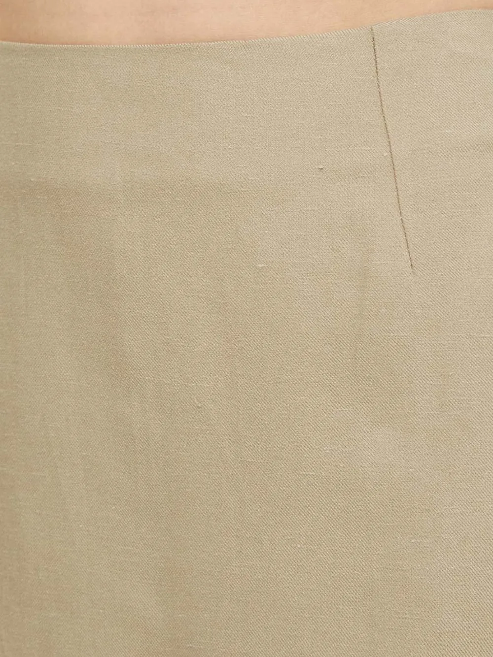 Herskind Zip-fastening Mini Skirt In Neutral
