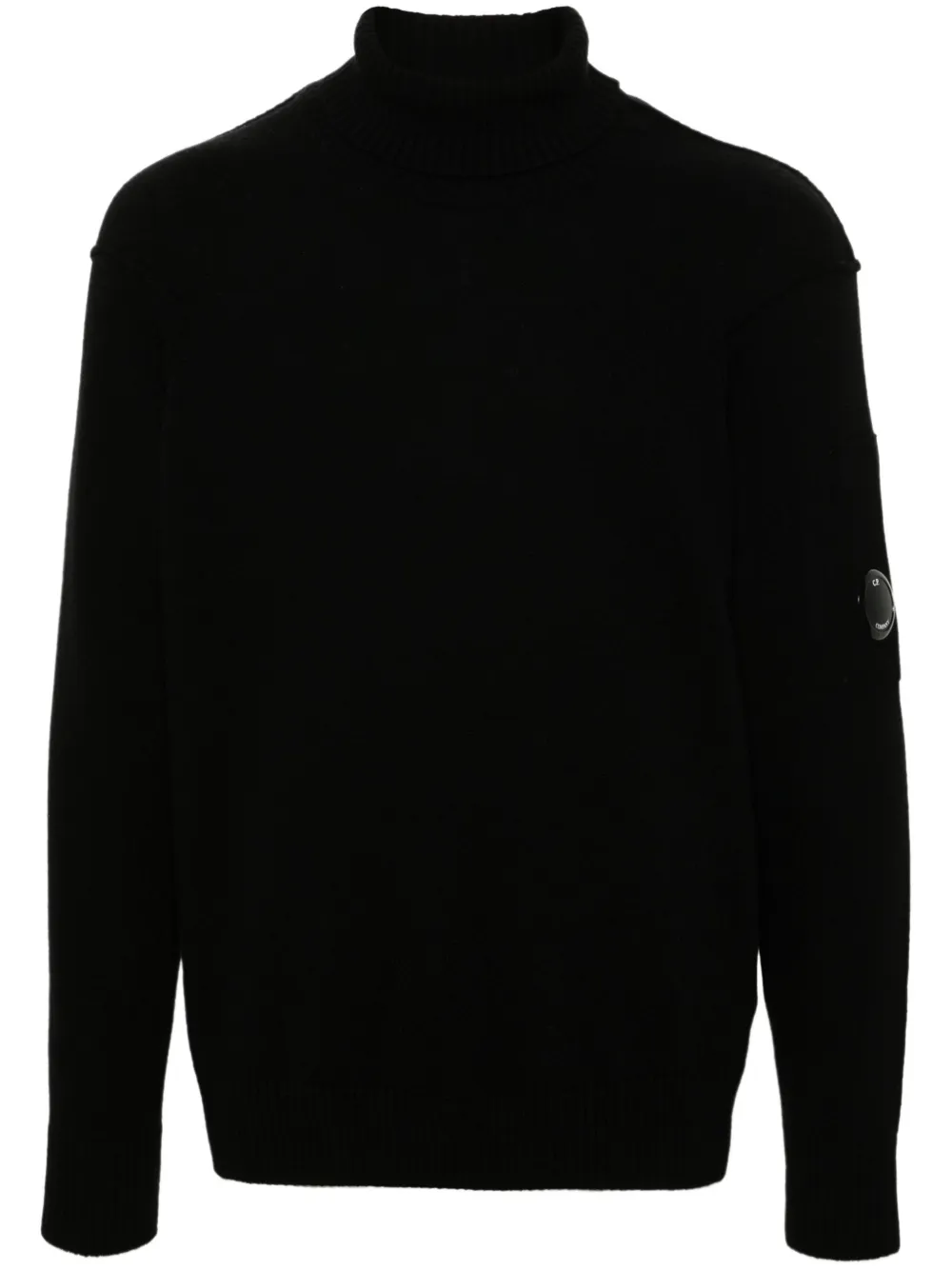 C.P. Company Lens-detail sweater | Black | Image 1