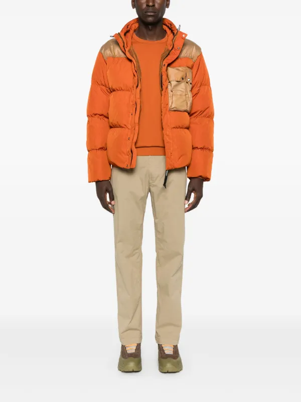 Goggle puffer jacket hot sale