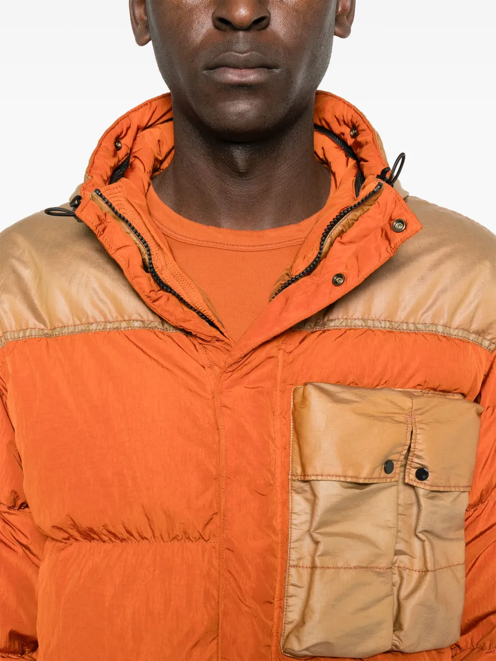 C.P. Company Eco Chrome-R donsjack Oranje