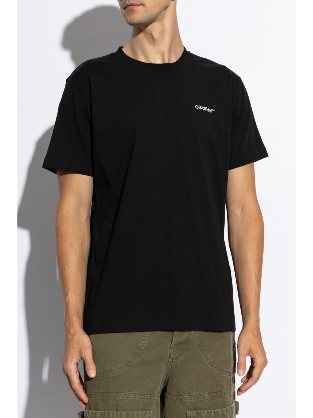 Off-White logo-print cotton T-shirt Men