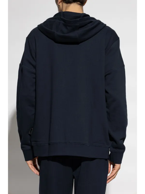 Ea7 Emporio Armani logo-print Jacket | Blue | FARFETCH