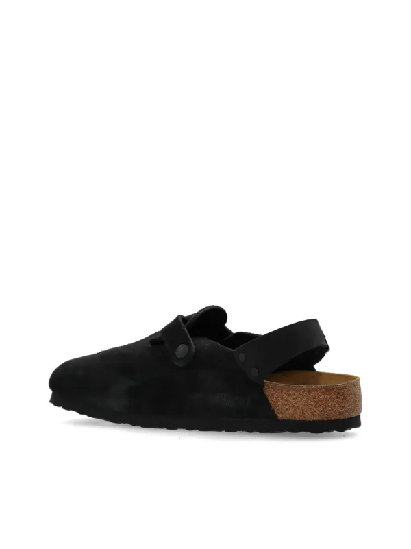 Birkenstock Tokio Suede Slingback Sandals | Black | FARFETCH Birkenstock Tokio Suede Slingback Sandals | Black | FARFETCH